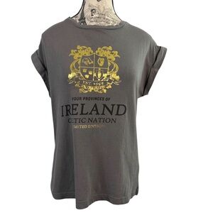 Traditional Craftwear Ireland Celtic Nation Graphic Tee Limited Edition Size M